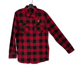 Rugged Seas Haul Back Flannel Buffalo Check Mens Shirt Medium Campcore Fishing